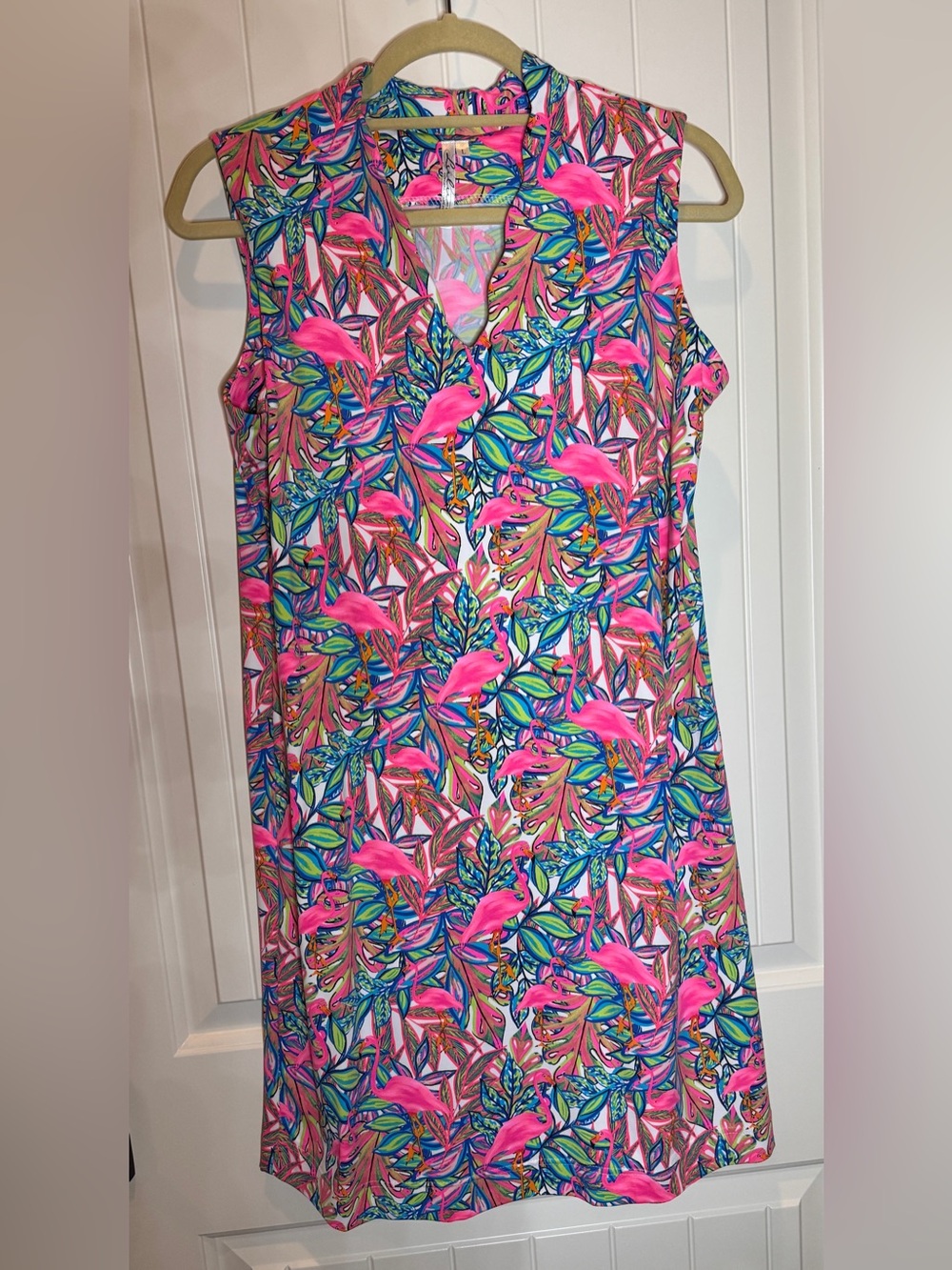 Lulu B V-Neck Dress -L